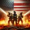 5D Diamond Painting Kits - Diamond Art American Firefighter Heroes Diamond Painting